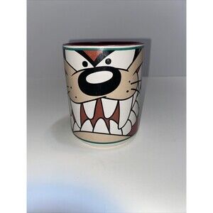 1998 Tasmanian Devil Coffee Mug Cup Warner Bros Looney Tunes Taz Gibson Vintage